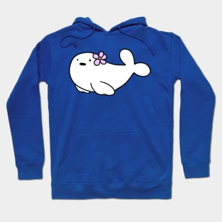 Flower Baby Harp Seal Hoodie